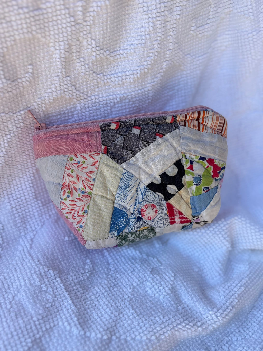 Mini Quilted Zip Pouch