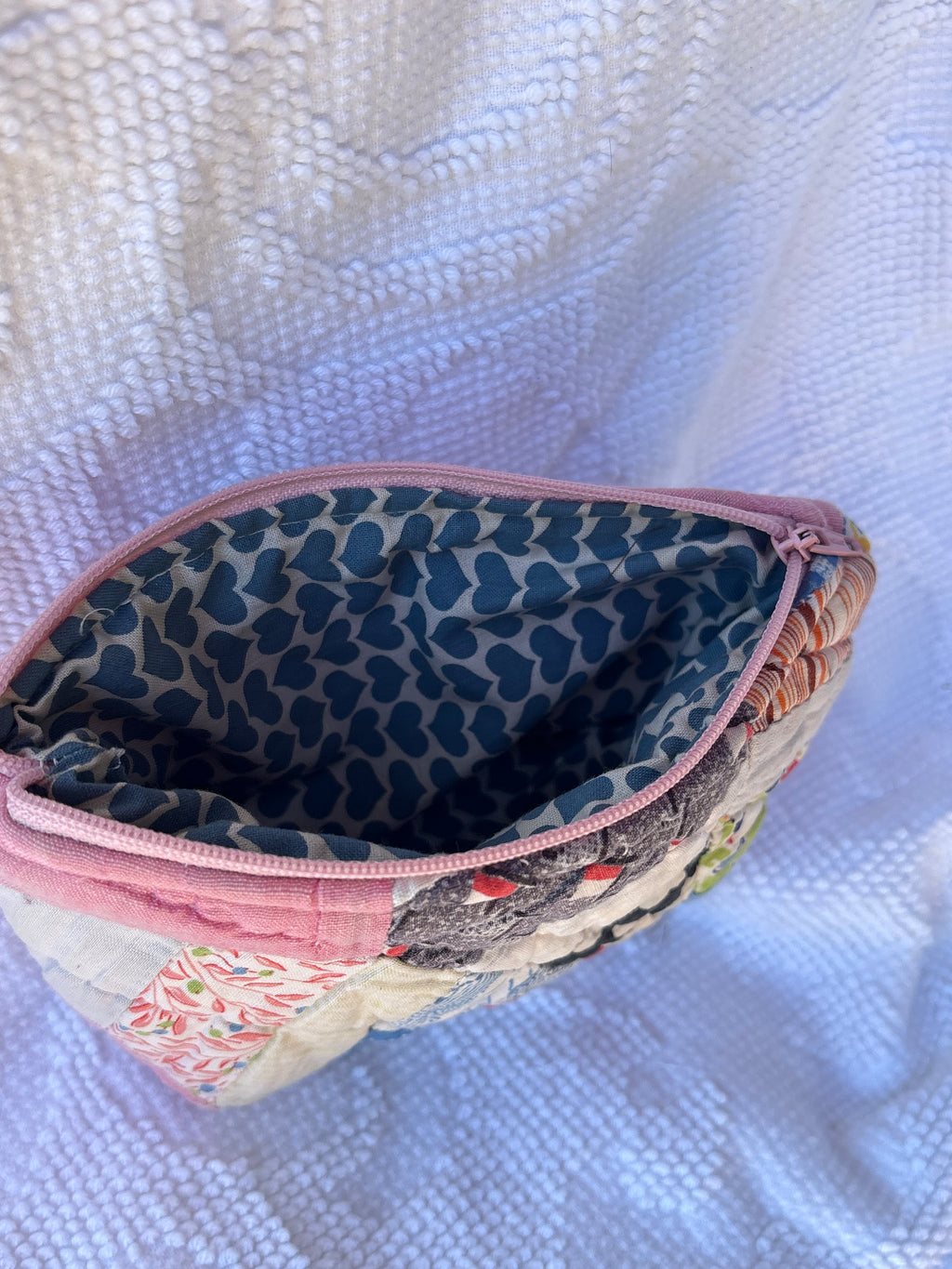 Mini Quilted Zip Pouch