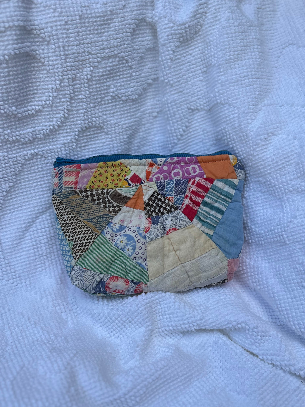 Mini Quilted Zip Pouch