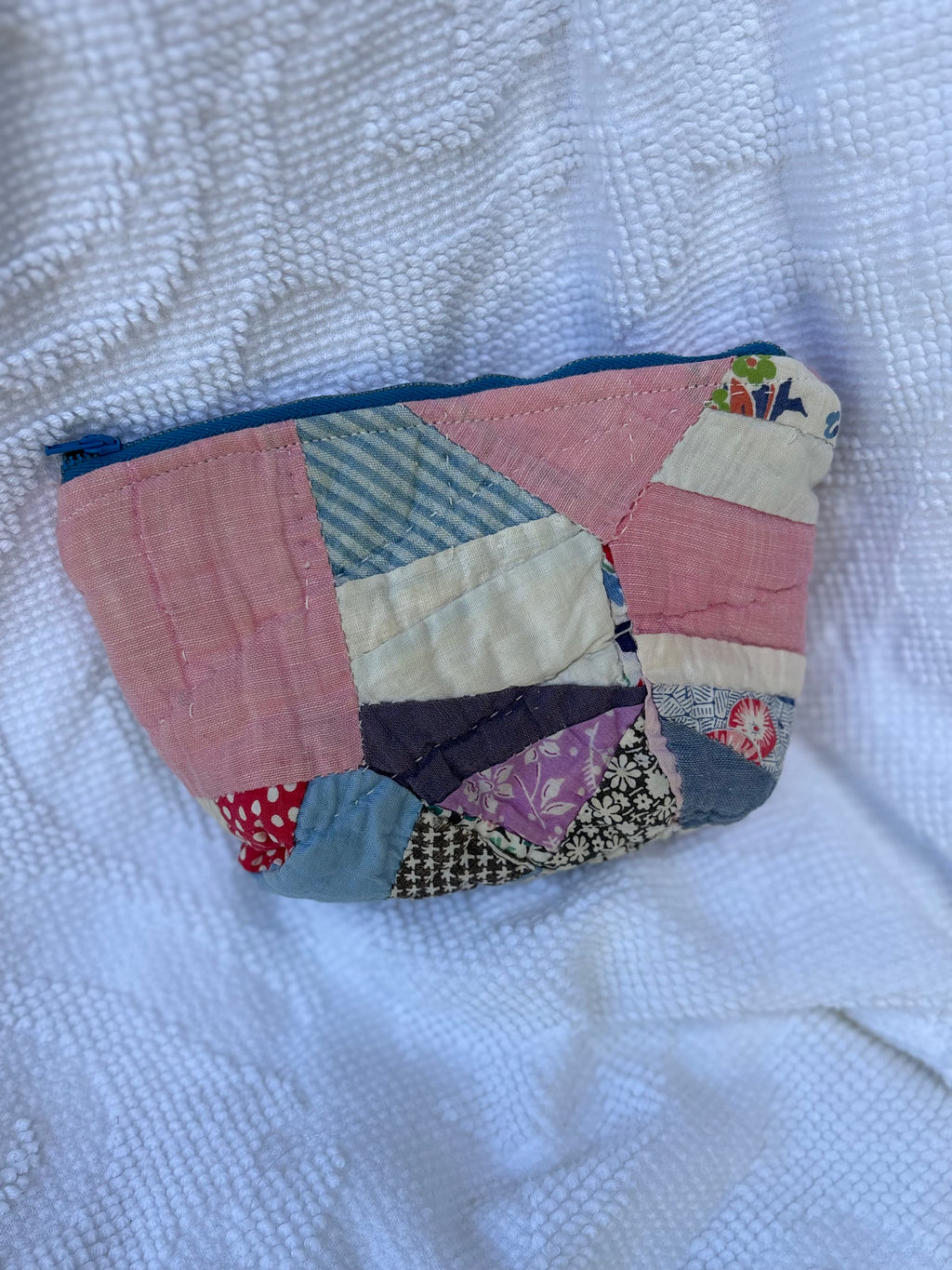 Mini Quilted Zip Pouch